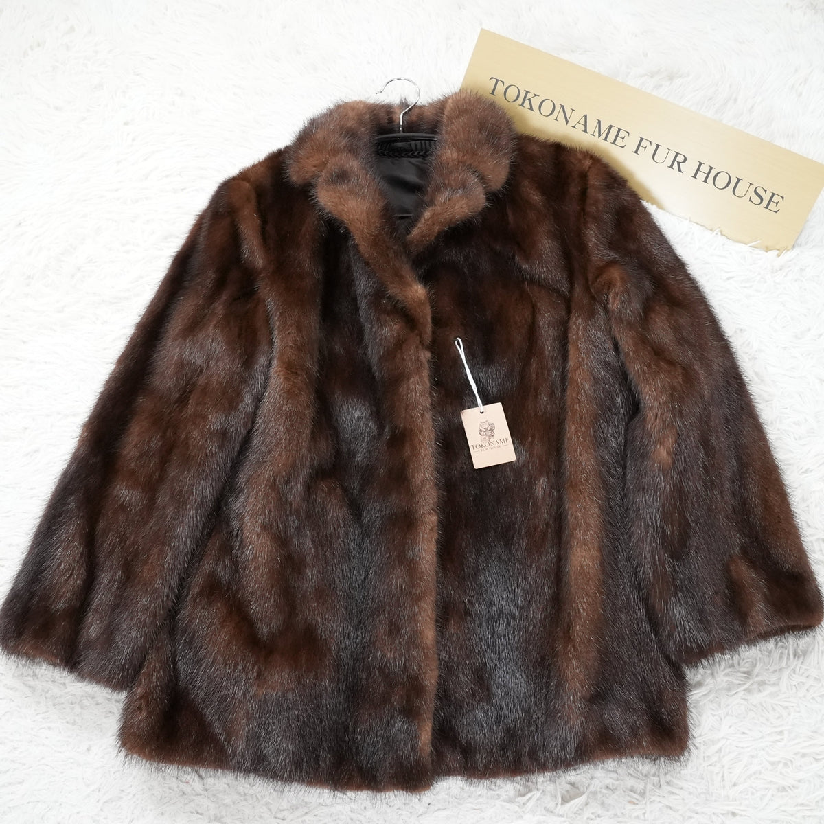 Dark Mink Fur Jacket - Genuine Vintage Fur From Japan