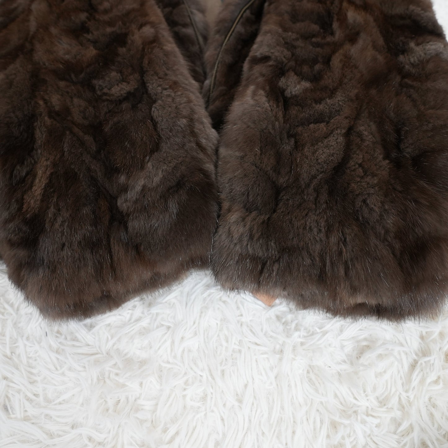 Russian Sable Zip Hoody Jacket Vintage Fur Japan