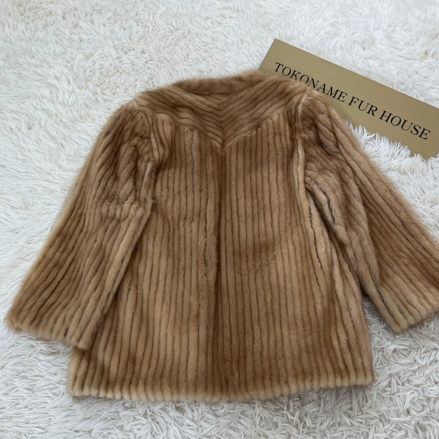 Demi Buff Mink Jaclet - SAGA MINK Genuine Vintage Fur Japan