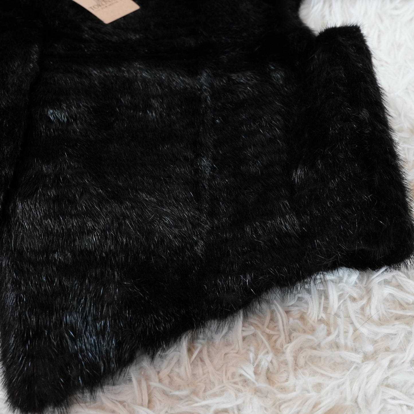 Dark Mink Vest - Genuine Vintage Fur From Japan