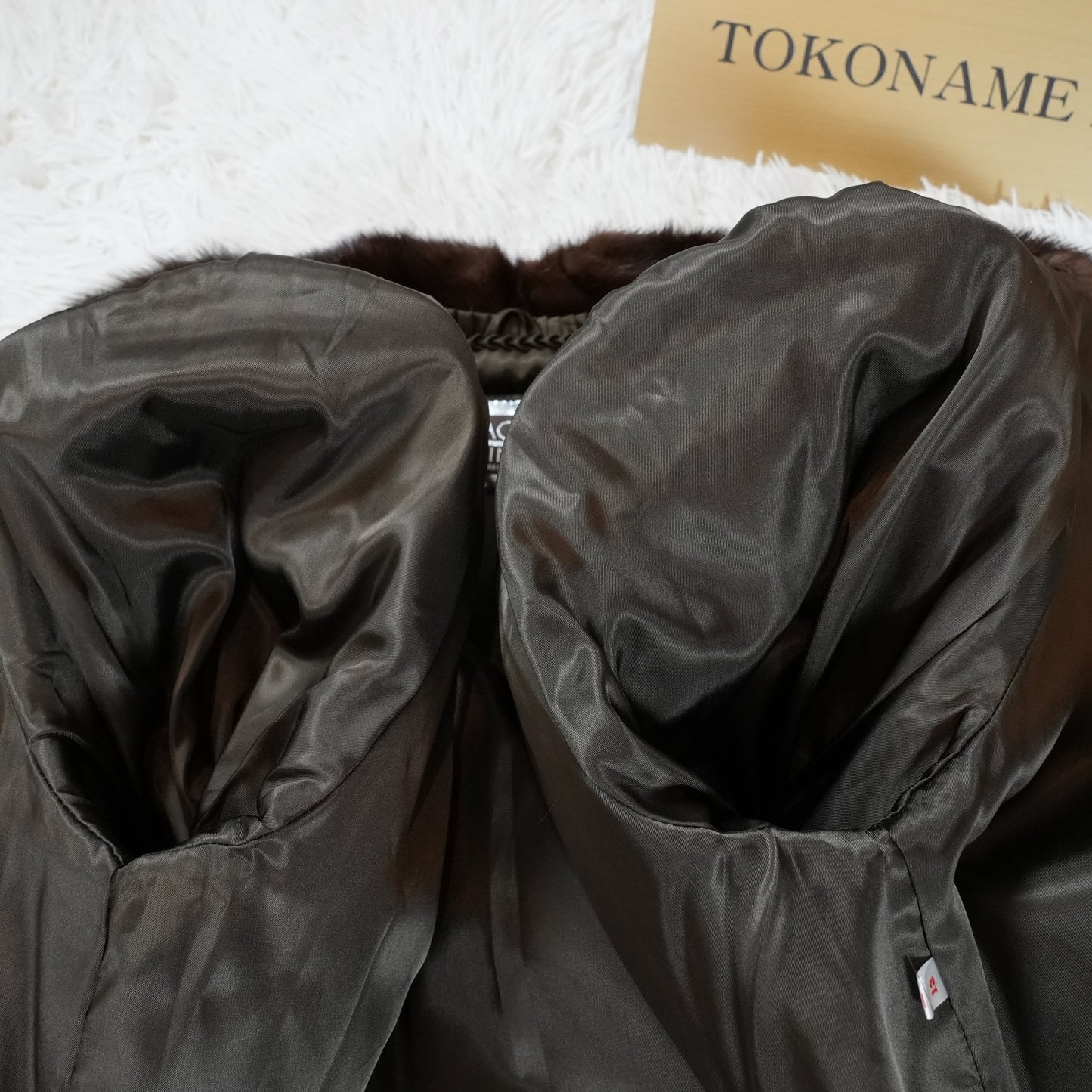 Dark Mink Jacket SAGA MINK - Genuine Vintage Fur From Japan