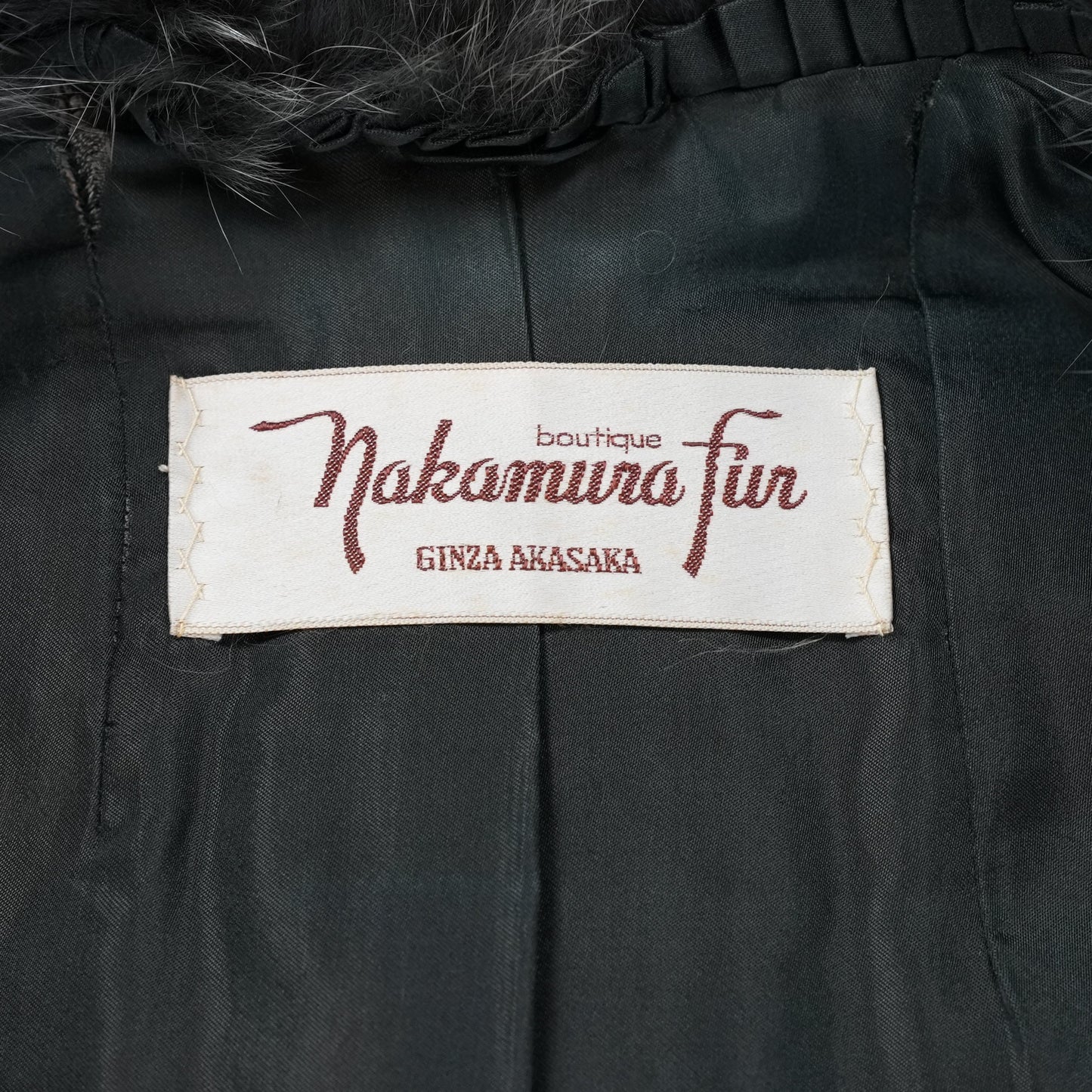 Gray Dyed Fox Fur Coat nakamur fur - Genuine Vintage Fur From Japan