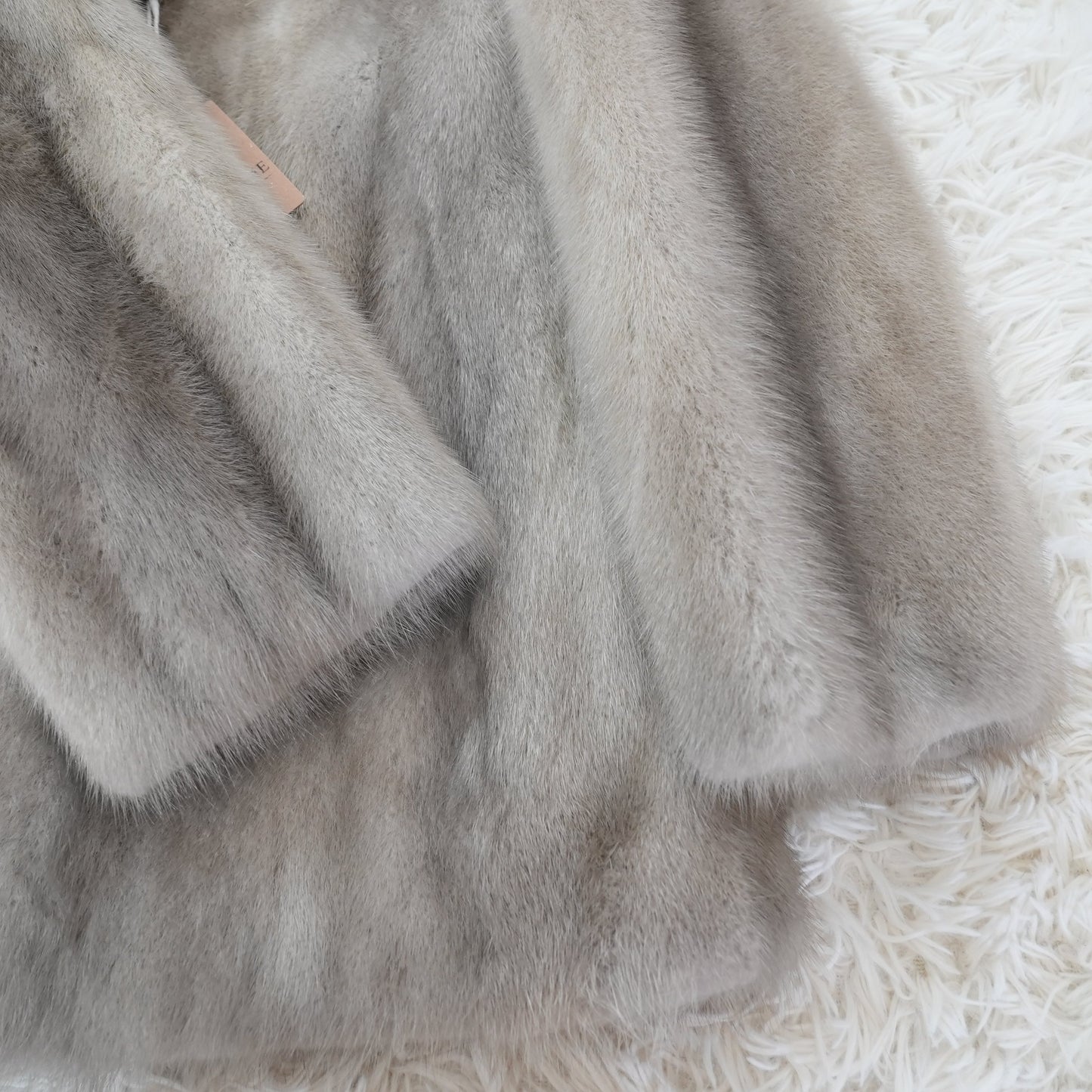 Sapphire mink fur Jacket Genuine Vintage Fur Japan