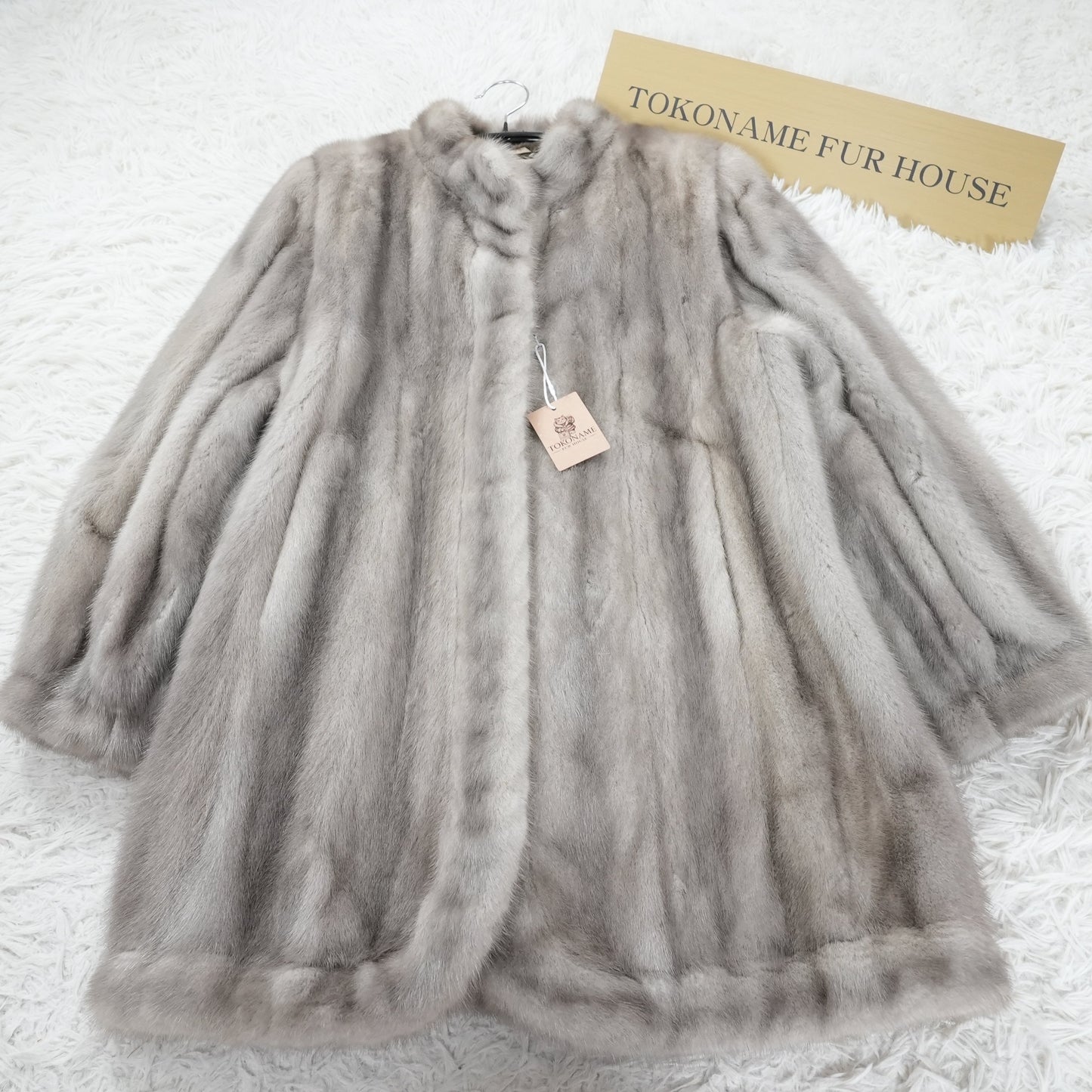 Sapphire Mink Fur Coat - Genuine Vintage Fur From Japan