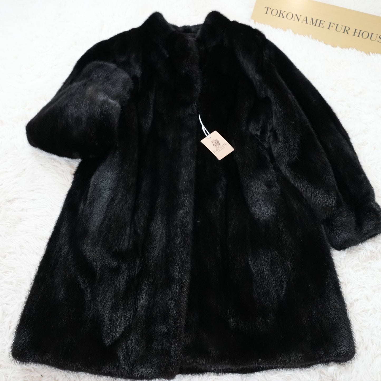ROYAL SAGA MINK 黑色皮草大衣 - 日本古董皮草
