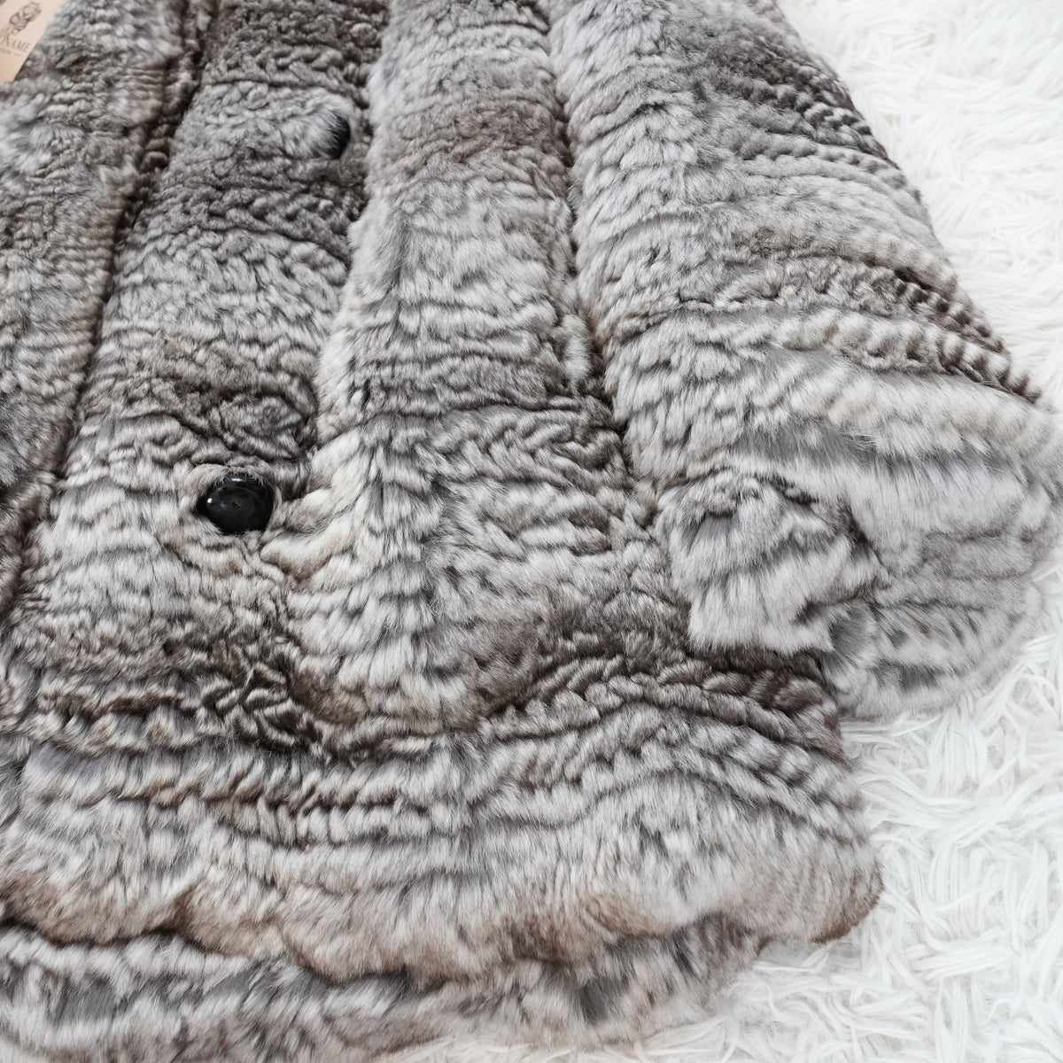 Yarn Chinchilla Fur Coat Nakamura Fur - Genuine Vintage Fur From Japan