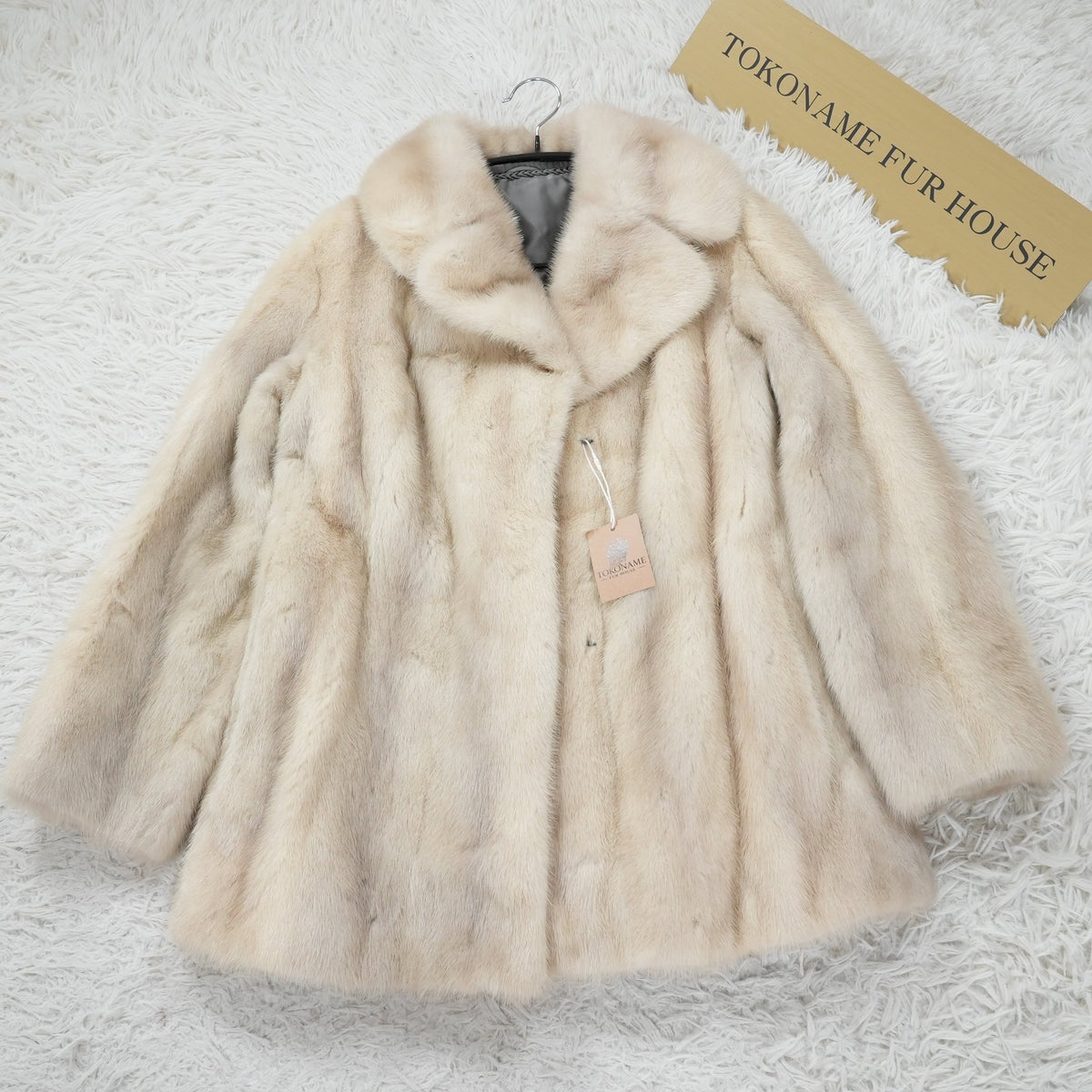Pastel Mink Fur Coat - Genuine Vintage Fur From Japan