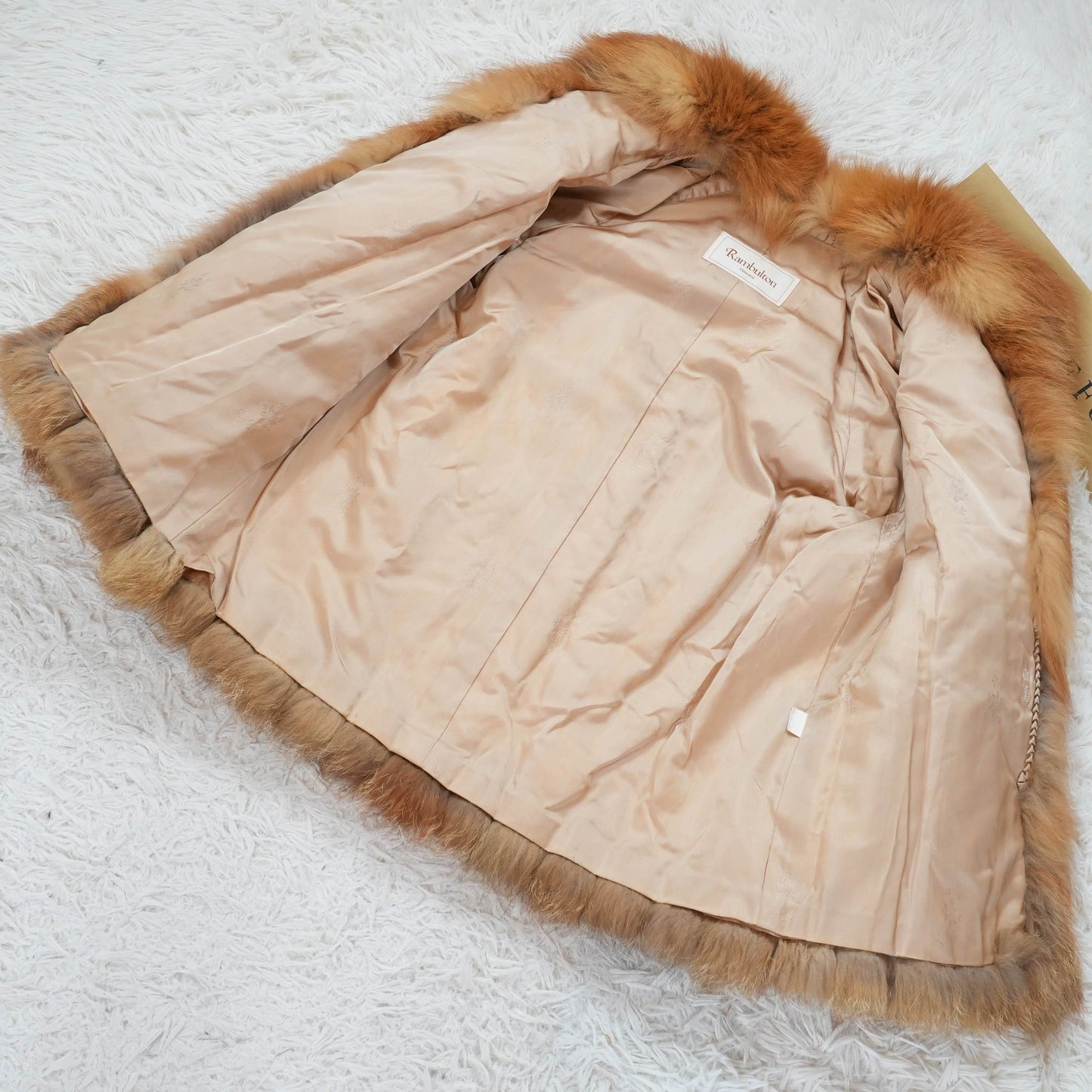 Red Fox Fur Coat - Genuine Vintage Fur From Japan