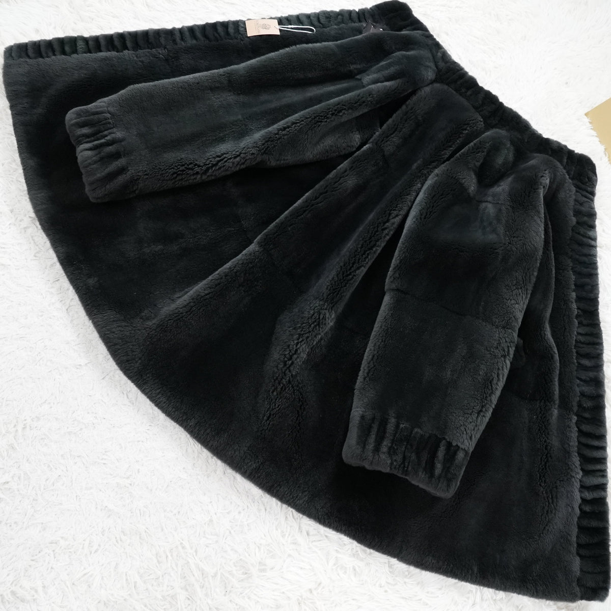 Nutria Green Dyed FUr COat Josephine - Genuine Vintage Fur From Japan
