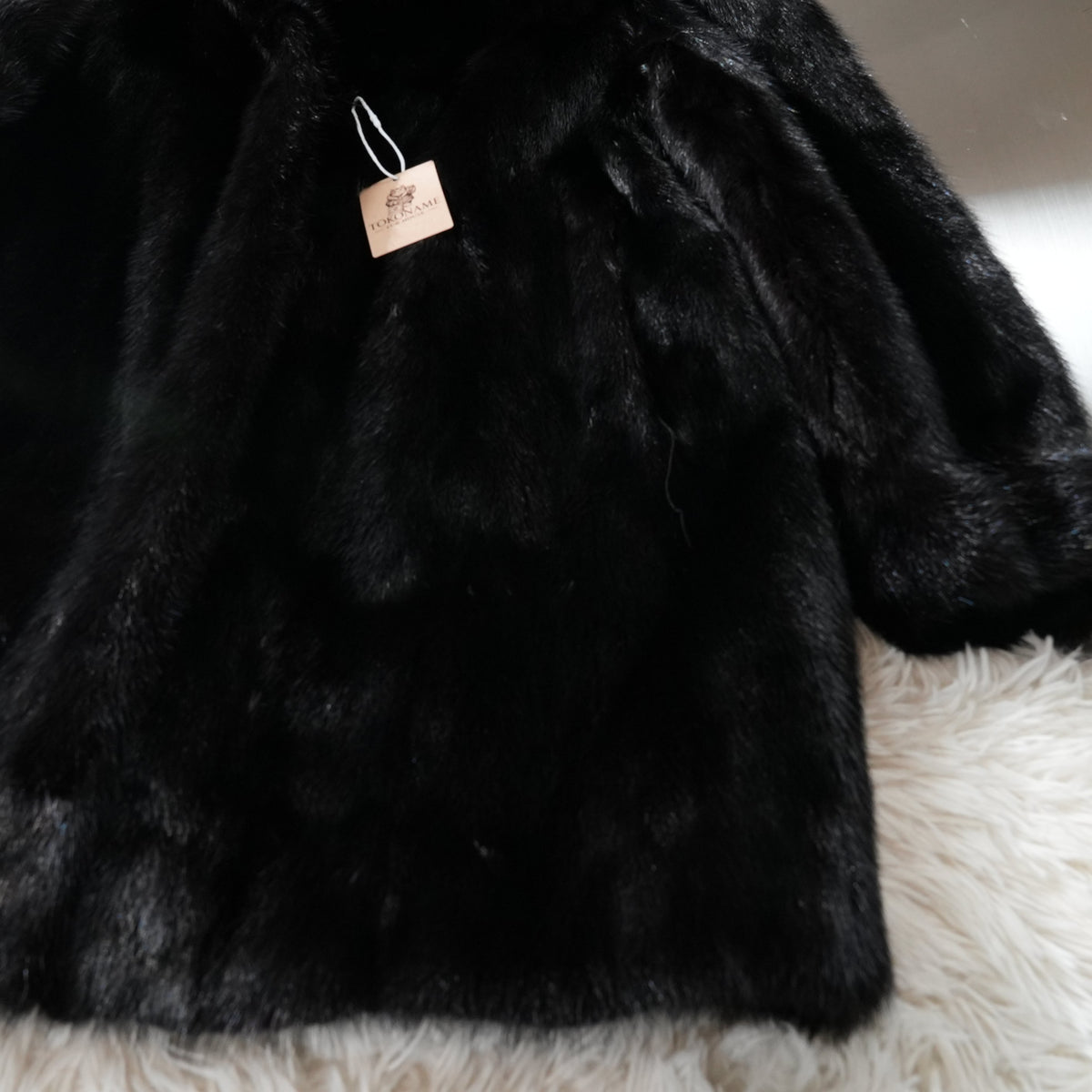 Dark Mink Fur Coat MG Sable - Genuine Vintage Fur From Japan