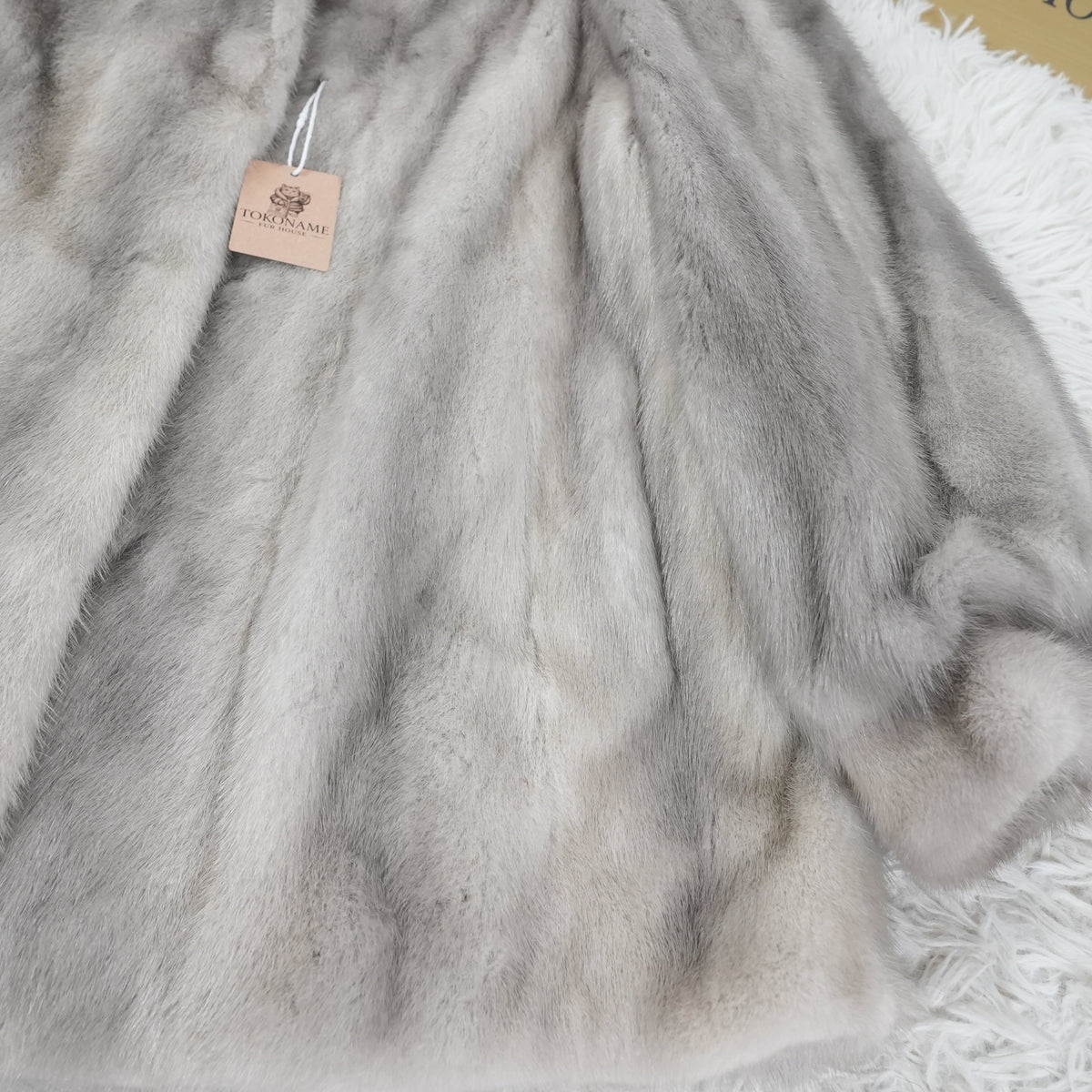 Sapphire Mink Fur Coat - Genuine Vintage Fur From Japan