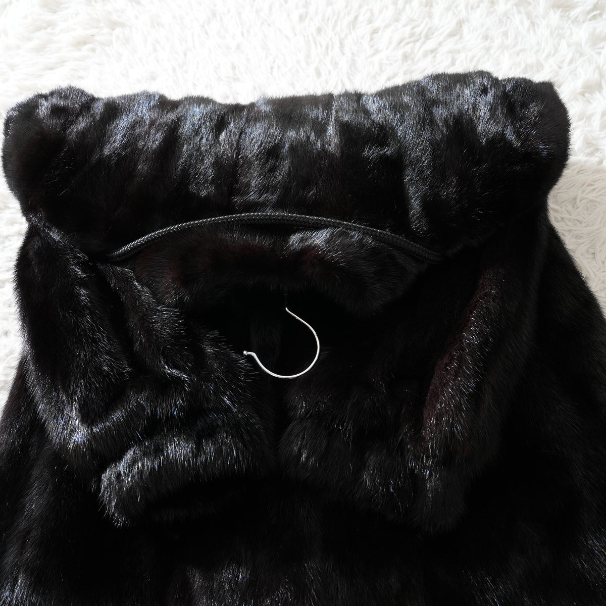 Dark Mink Fur Coat - Genuine Vintage Fur From Japan