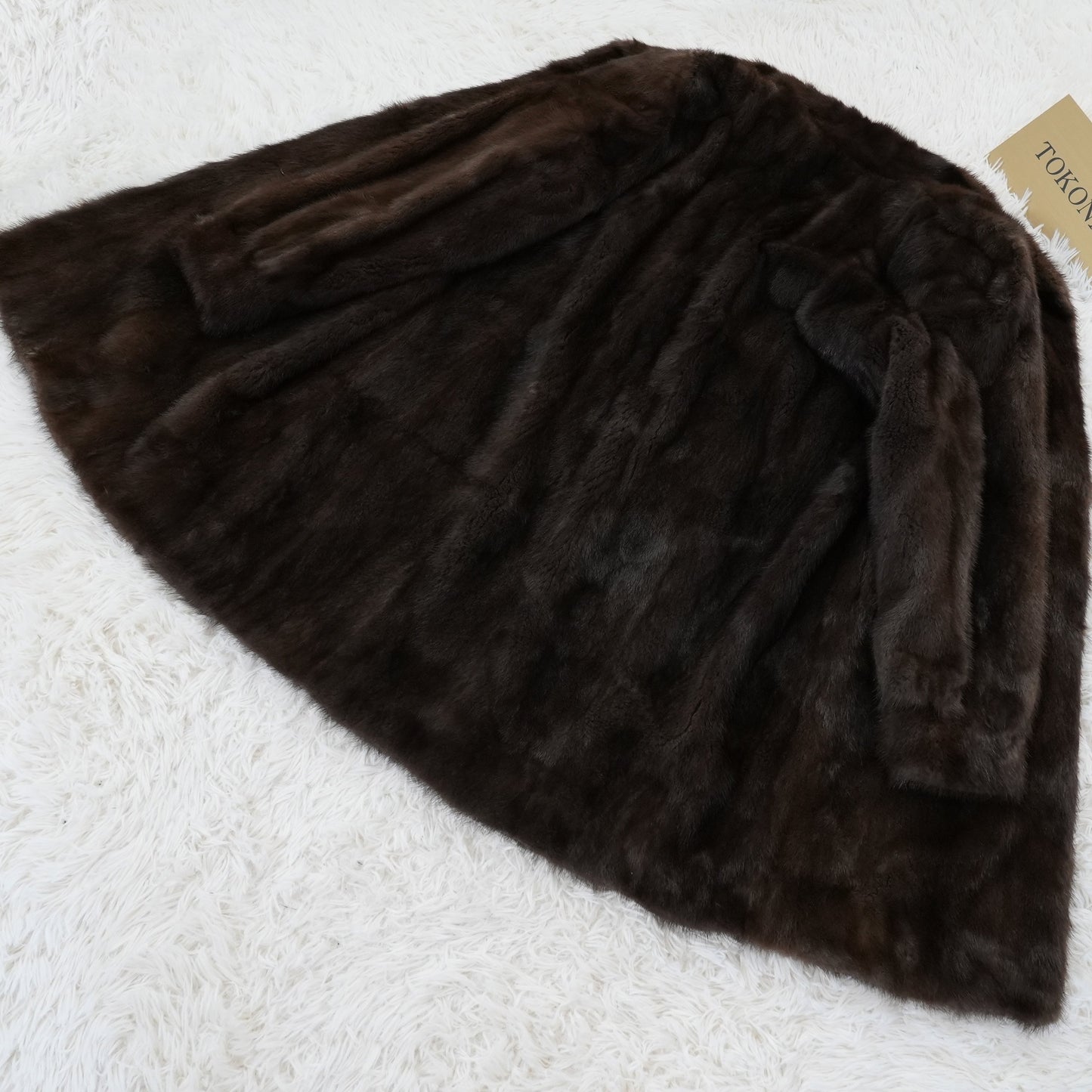 Pastel Mink Coat Genuine Vintage Fur Japan