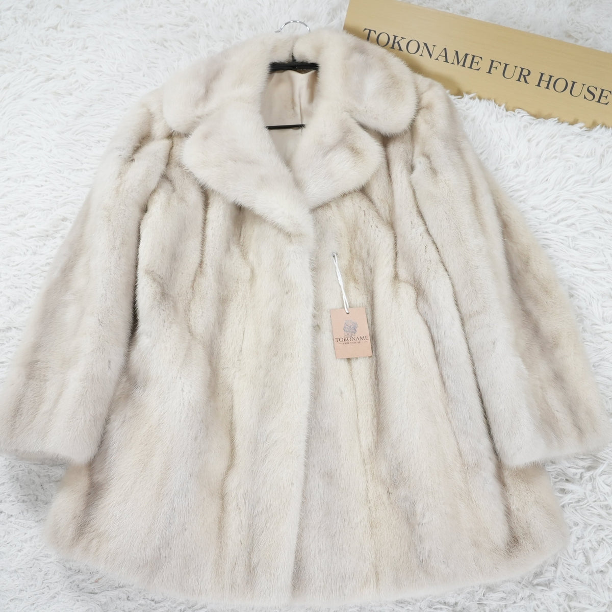 Azurene Mink Fur Coat - Genuine Vintage Fur From Japan