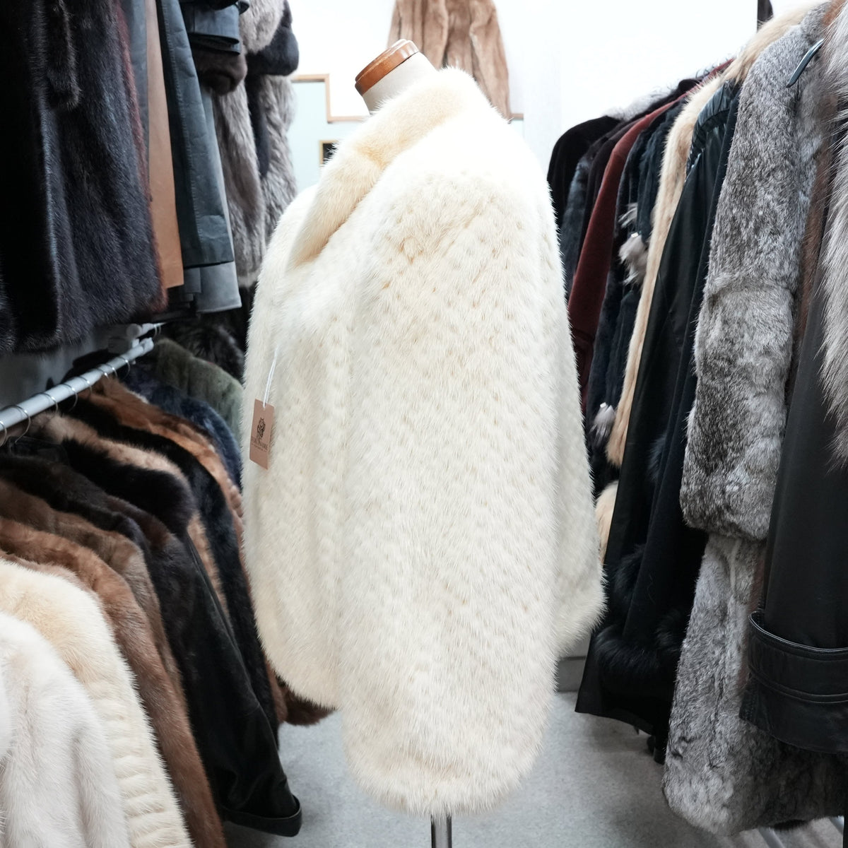 Pearl Mink Fru Jacket SAGA MINK - Genuine Vintage Fur From Japan