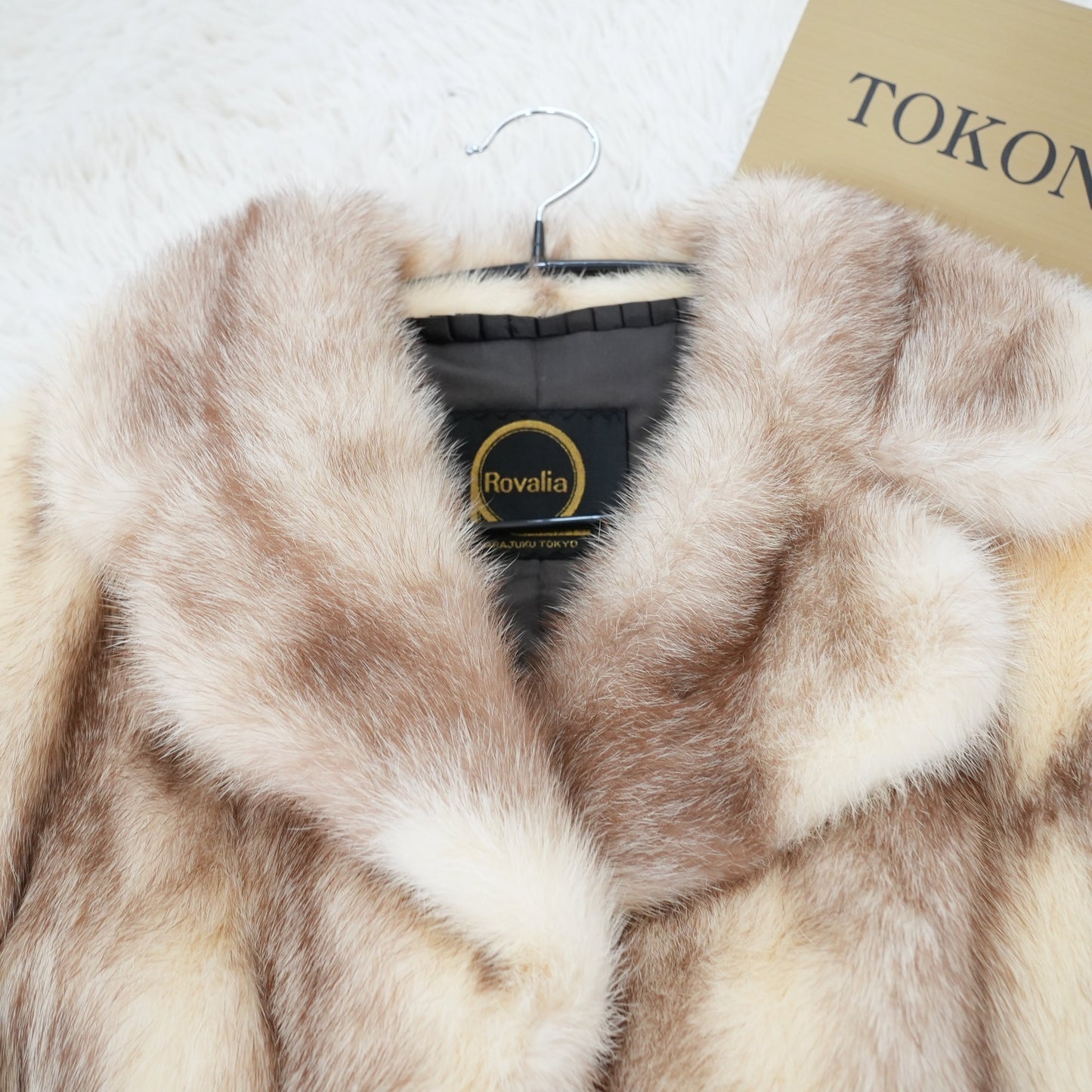 Cross Mink Jacket Genuine Vintage Fur Japan