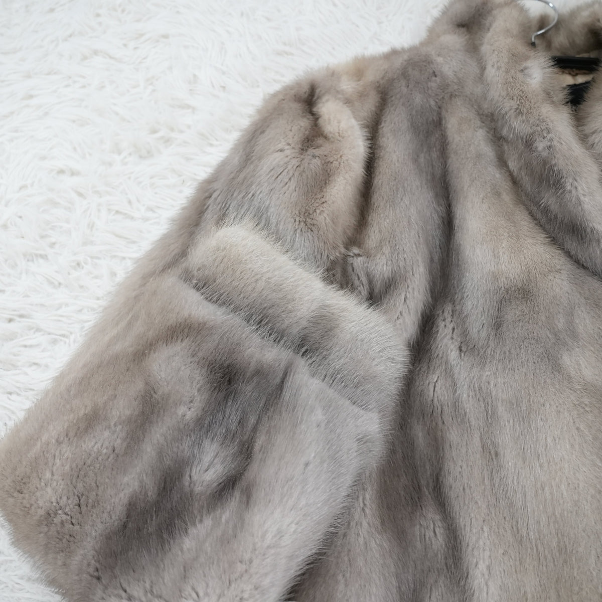 Sapphire Mink Fur Coat Rambulton - Genuine Vintage Fur From Japan