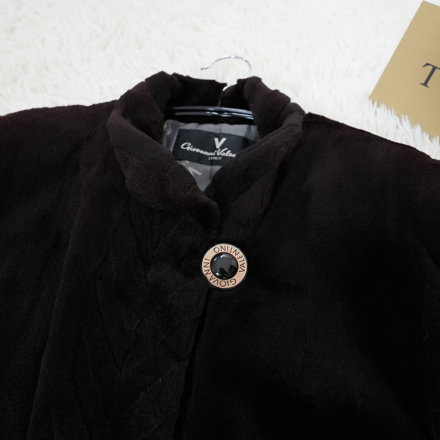 Shaved Mink Coat GIOVANNI VALENTINO - SAGA MINK Genuine Vintage Fur Japan