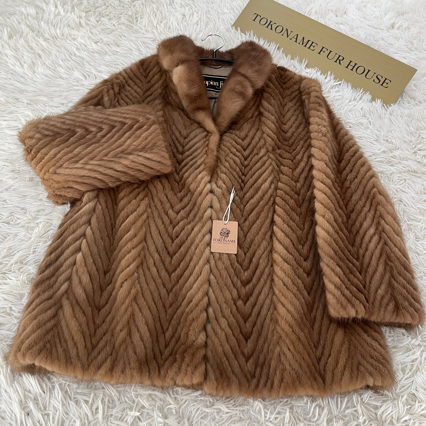 Demi Buff Mink Jacket Vintage Fur Japan