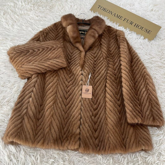 Demi Buff Mink Jacket Vintage Fur Japan