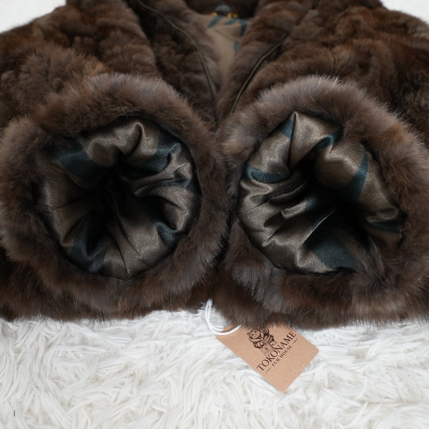 Russian Sable Zip Hoody Jacket Vintage Fur Japan