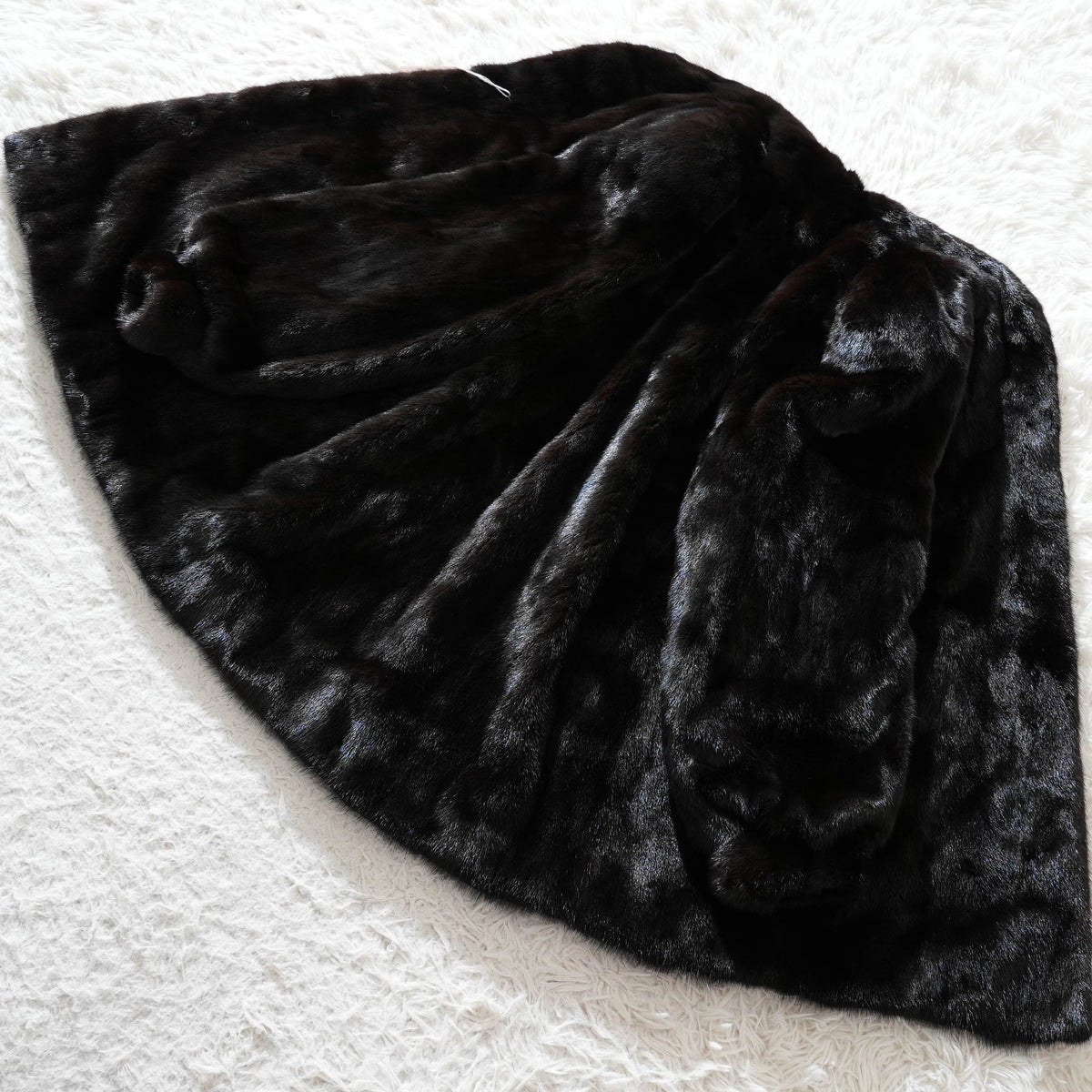 Glama Mink Fur Coat Soft and Glossy - Genuine Vintage Fur From Japan