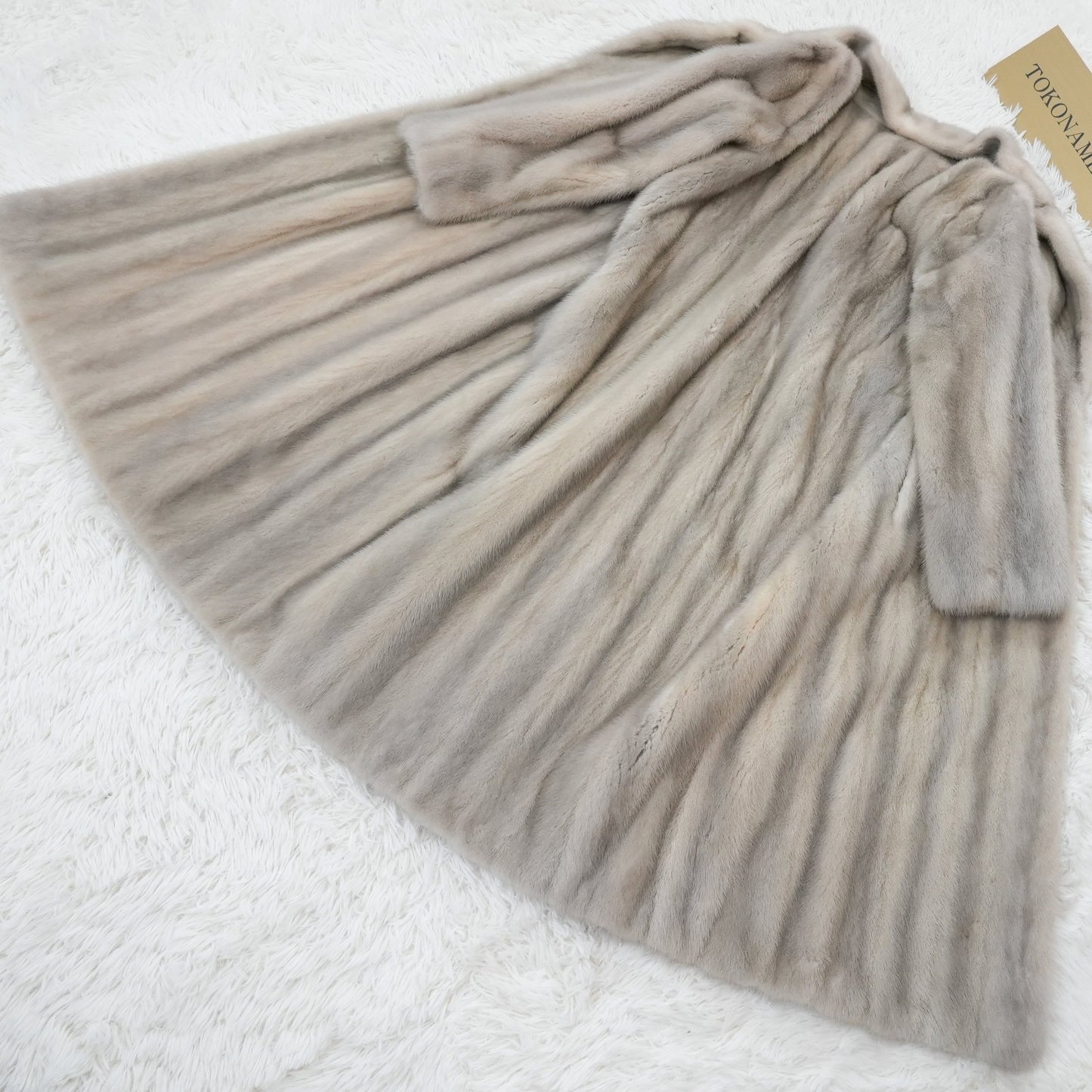 Sapphire Mink Long Coat Genuine Vintage Fur Japan