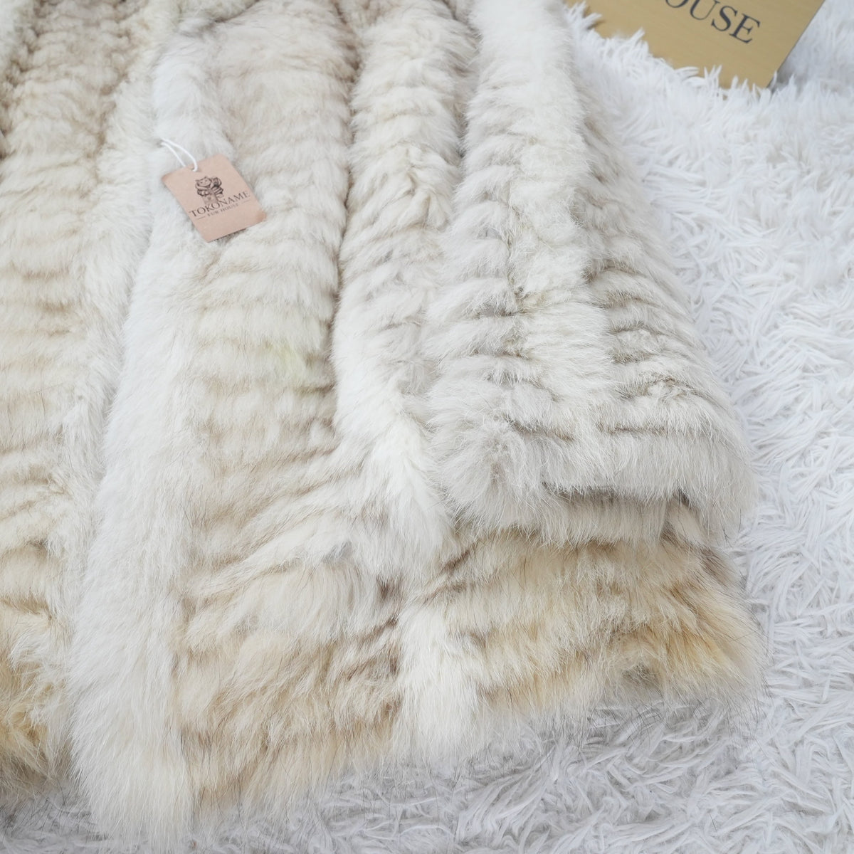 Blue Fox and Shadow Fox Coat - Genuine Vintage Fur From Japan