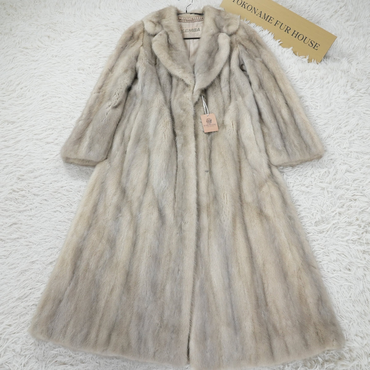 Sapphire Mink Long Coat EMBA - Genuine Vintage Fur From Japan