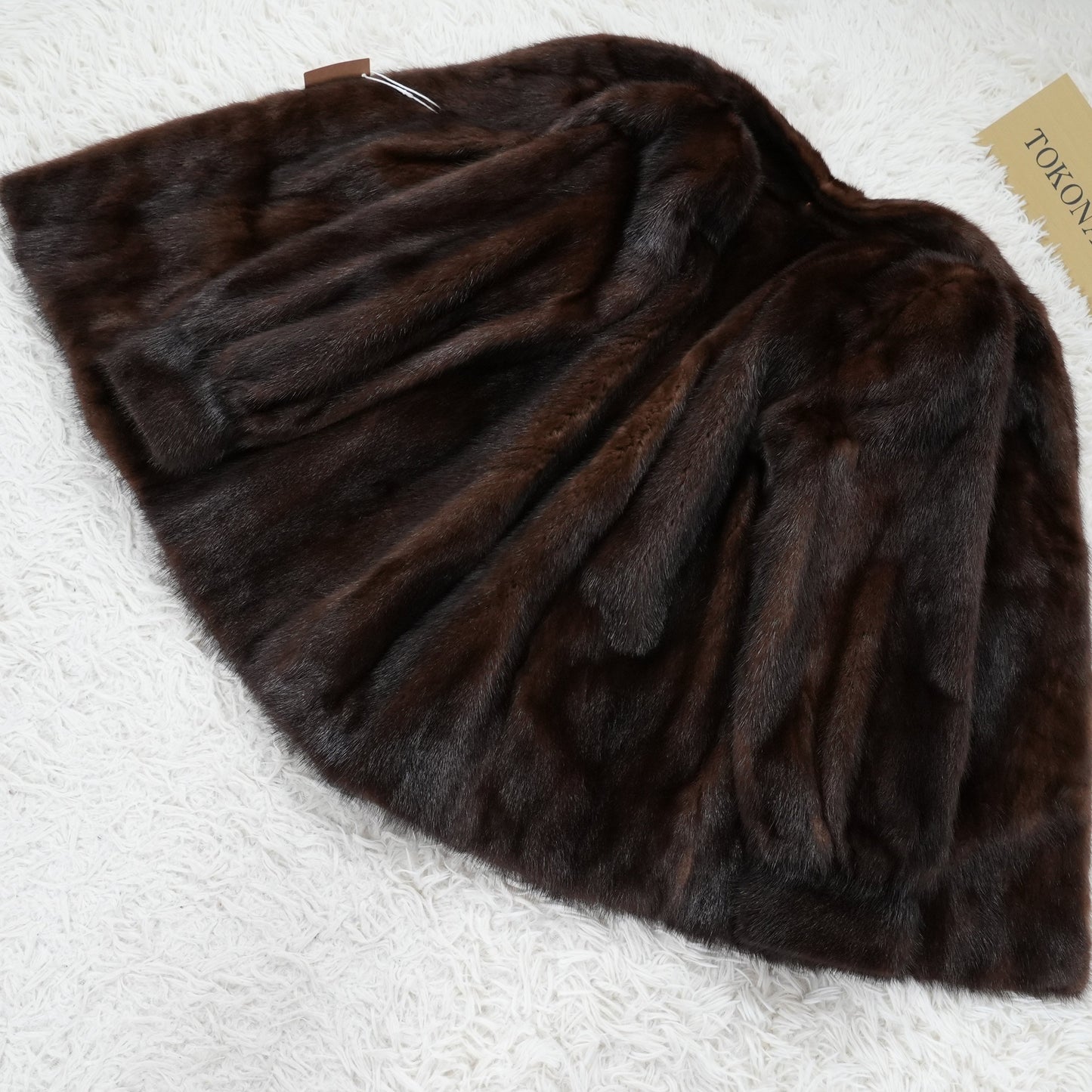 Dark Mink Jacket SAGA MINK - Genuine Vintage Fur From Japan
