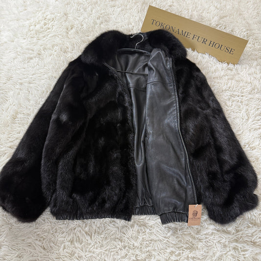 Reversible Mink Zip Jacket UnisexAdult Vintage Fur Japan