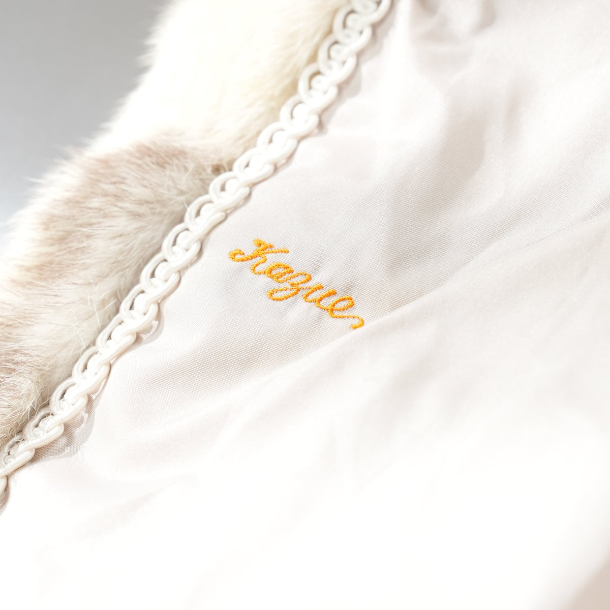 Cross Mink Fur Design Coat - Genuine Vintage Fur From Japan