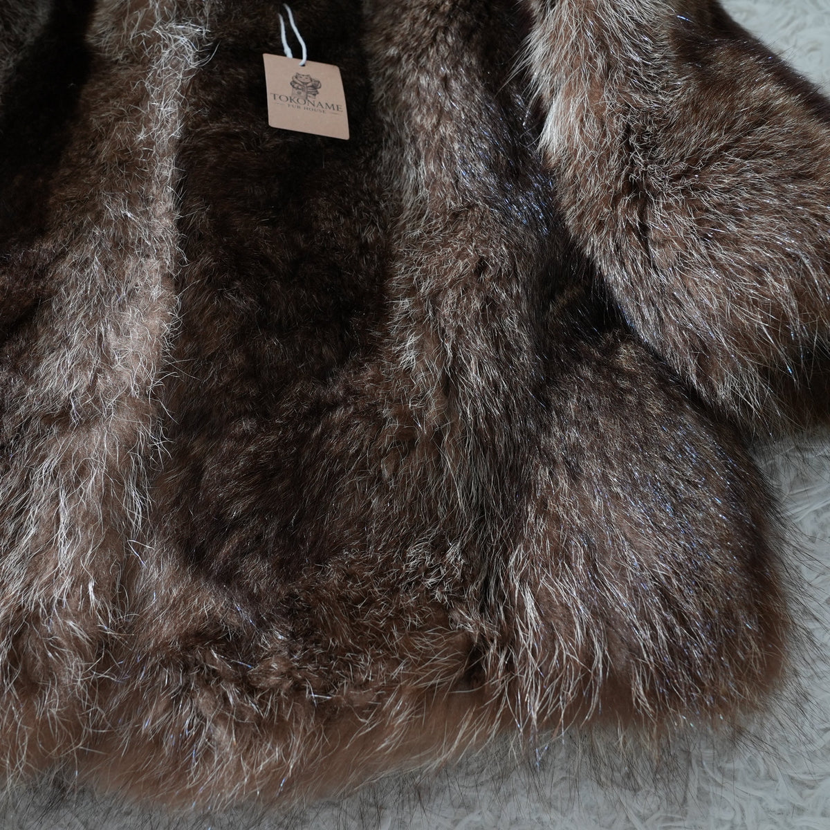 Finn raccoon Fur Coat Josephine - Genuine Vintage Fur From Japan