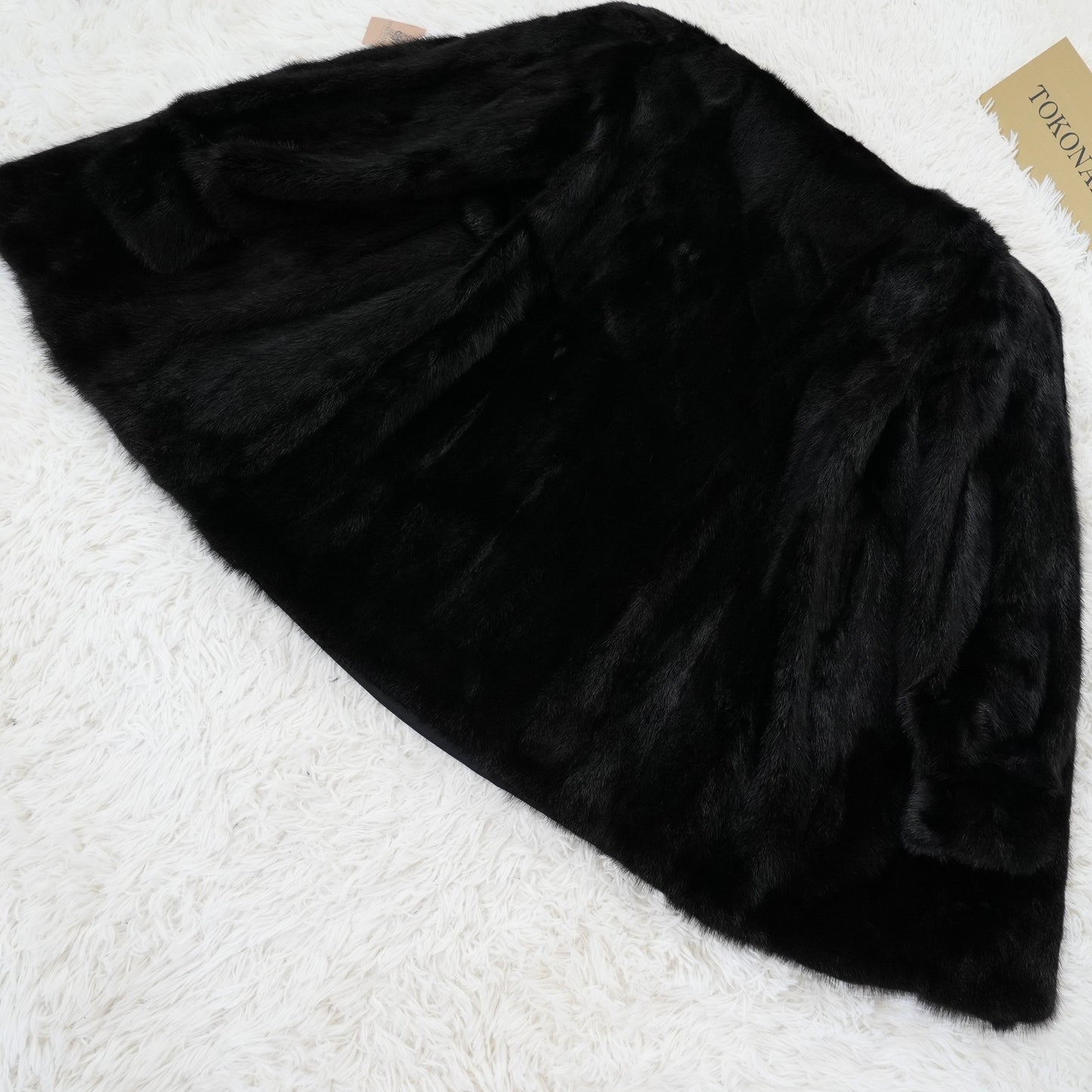 Dark Mink Coat Genuine Vintage Fur Japan