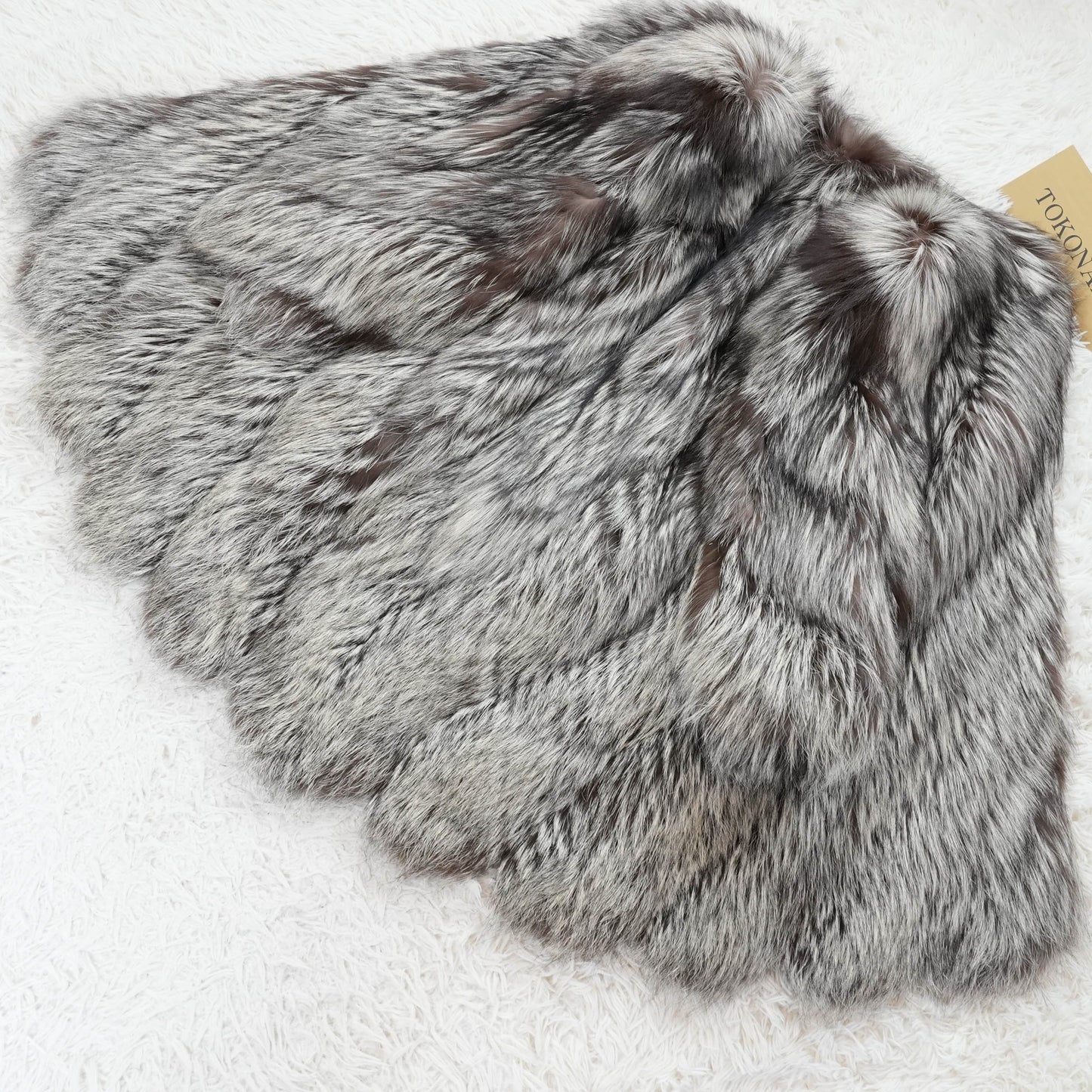 Silver Fox Scallop Design Coat EMBA -