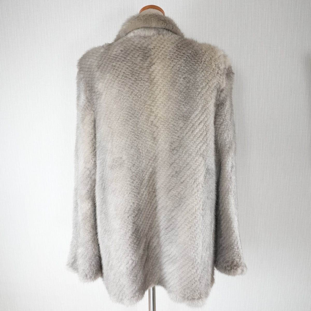 Sapphire Mink Fur yarn Jacket eff - Genuine Vintage Fur From Japan