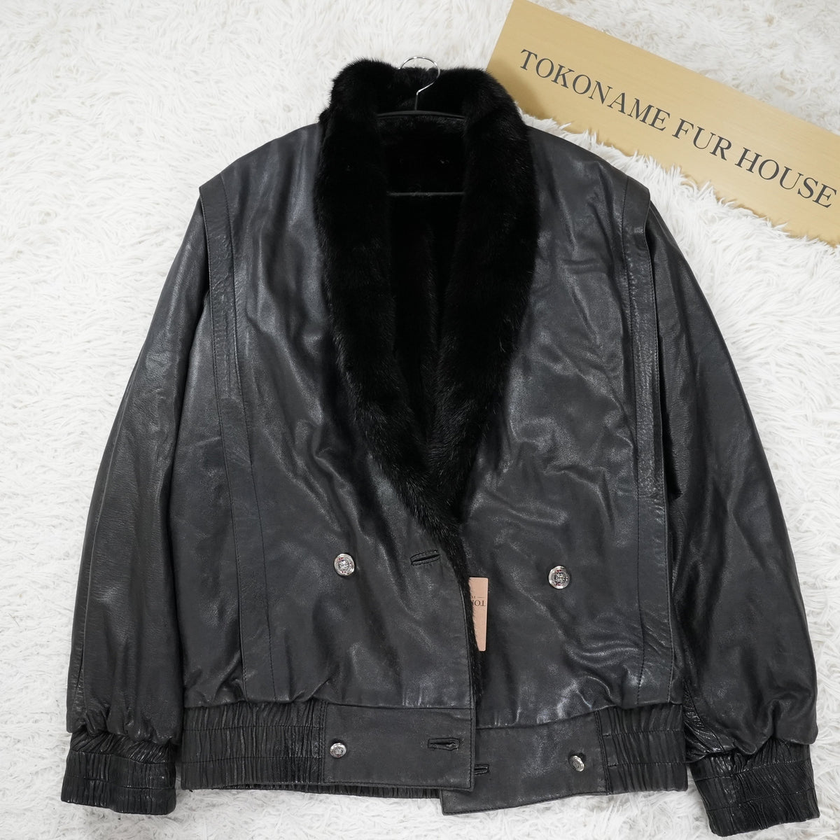 Mink and Leather Reversible Jacket - Genuine Vintage Fur From Japan