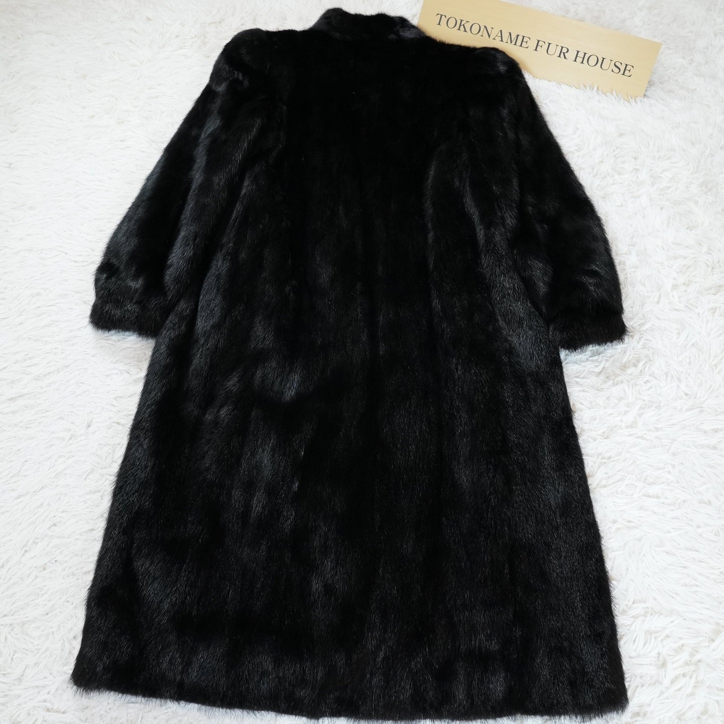 Black Mink Long Coat - Genuine Vintage Fur From Japan