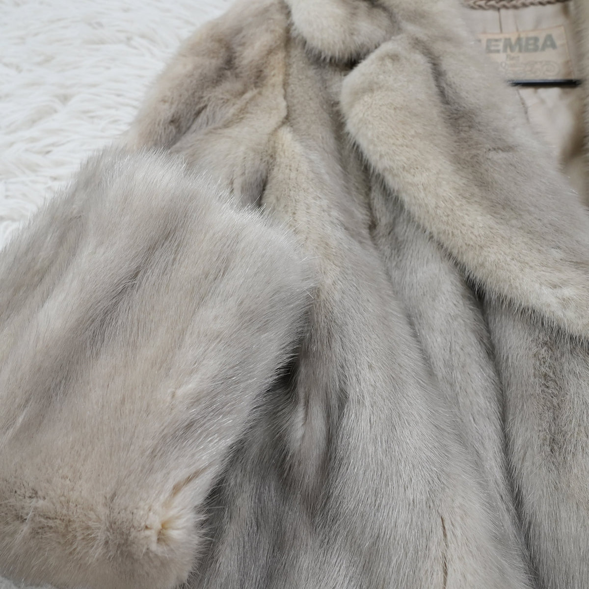 Sapphire Mink Long Coat EMBA - Genuine Vintage Fur From Japan