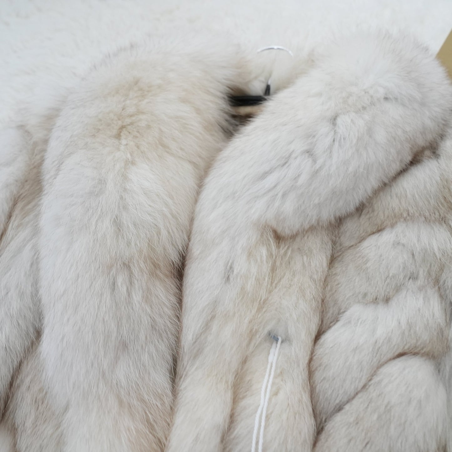 Blue Fox Long Coat Genuine Vintage Fur Japan