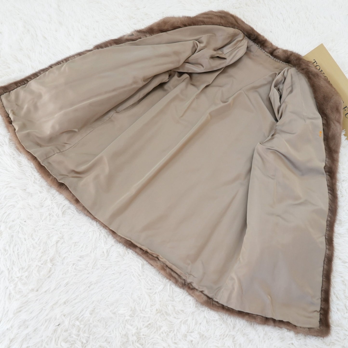 Pastel Mink Coat Genuine Vintage Fur Japan