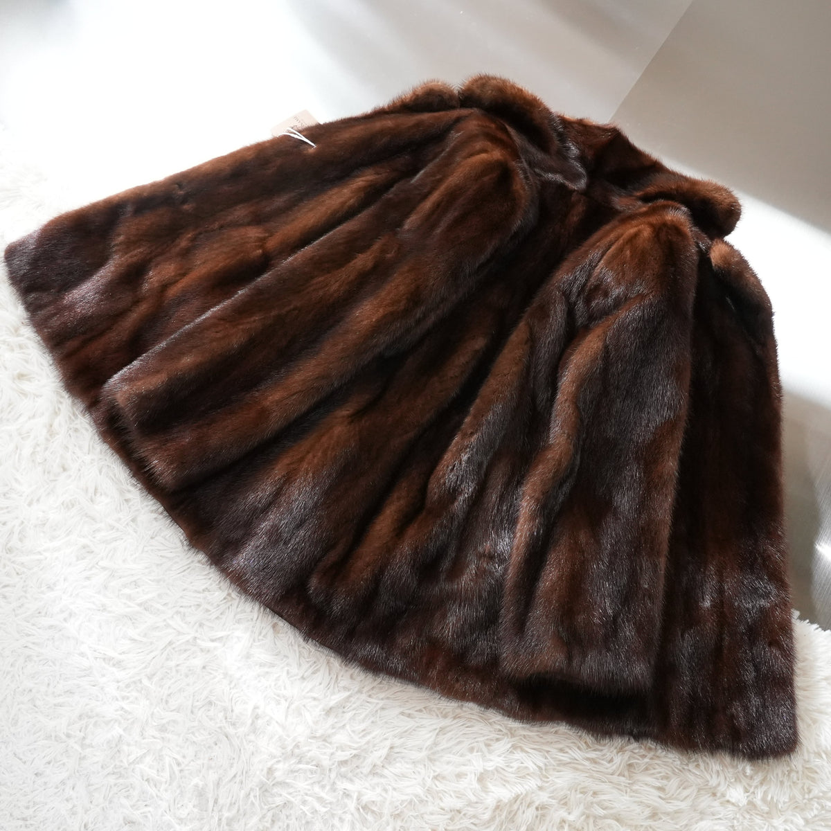 Dark Mink Fur Coat - Genuine Vintage Fur From Japan
