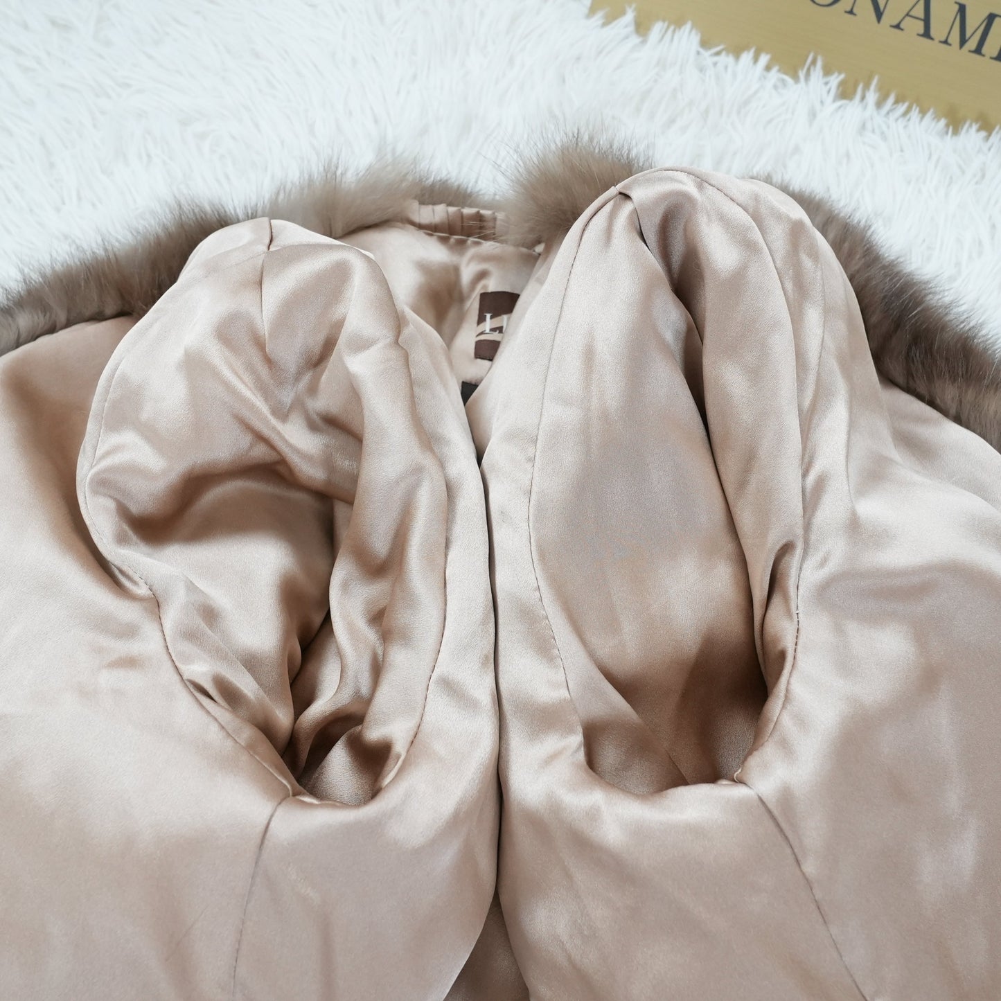 SOBOL Silvery Russian Sable Fur cropd Jacket - Genuine Vintage Fur From Japan
