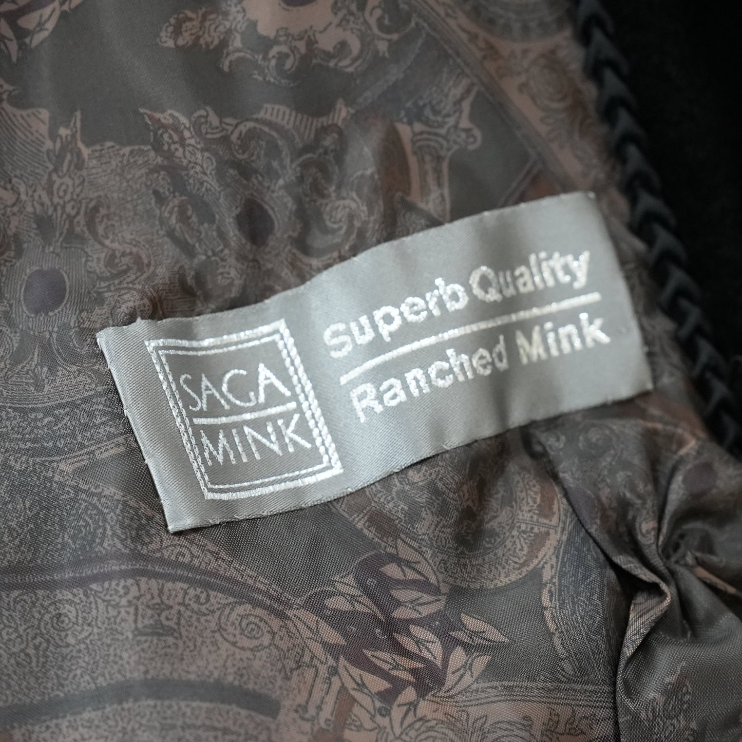 Shaved Mink Long Coat A-line silhouette SAGA MINK - Genuine Vintage Fur From Japan