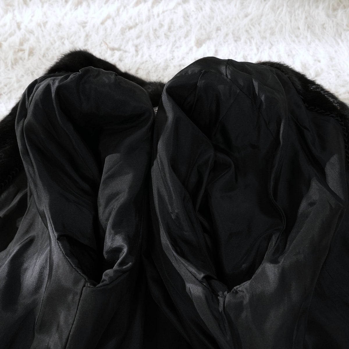 SAGA MINK Fur Coat Soft Leather - Genuine Vintage Fur From Japan