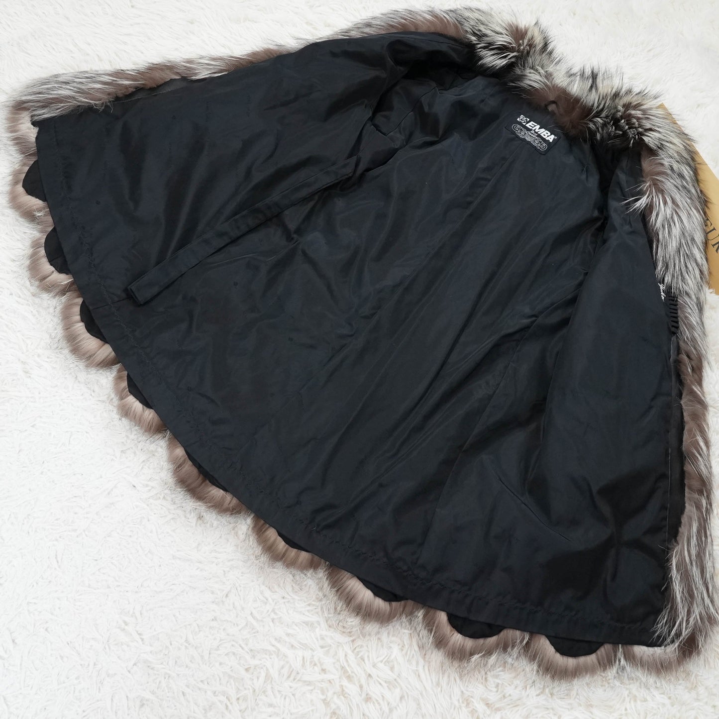 Silver Fox Scallop Design Coat EMBA -