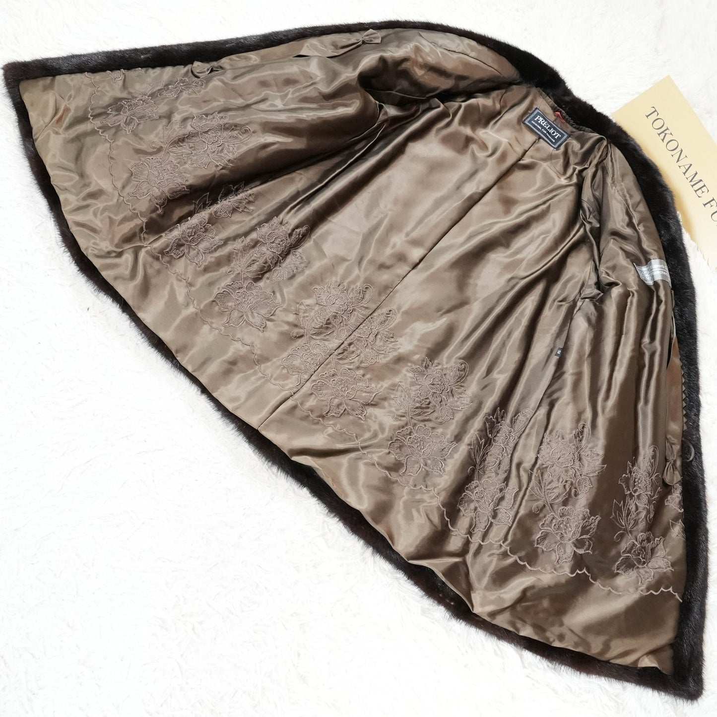 SAGA MINK Dark mink Half Coat - Genuine Vintage Fur From Japan