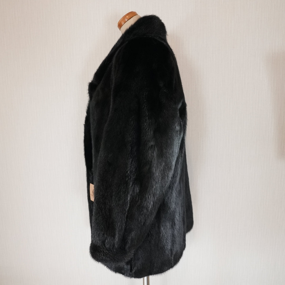 Dark Mink Fur Coat - Genuine Vintage Fur From Japan