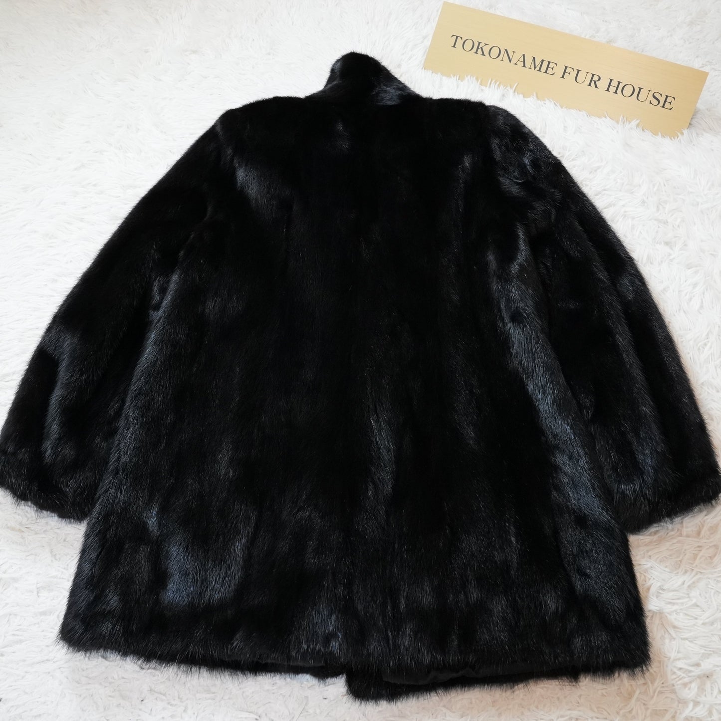 Black Mink Half Coat Malvoisie - Genuine Vintage Fur From Japan