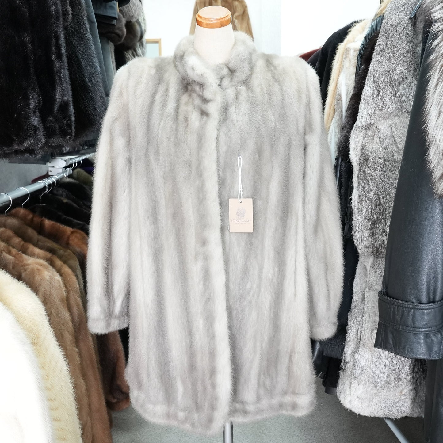 Sapphire Mink Fur Coat - Genuine Vintage Fur From Japan